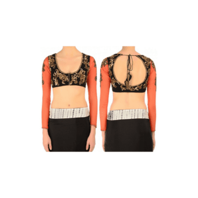 U-Shape Neck Blouse Cut