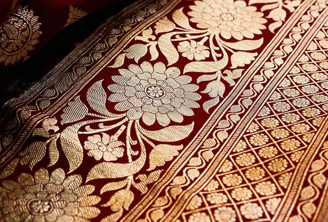 banarasi silk fabric