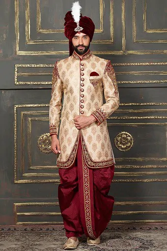 achkan designs for wedding