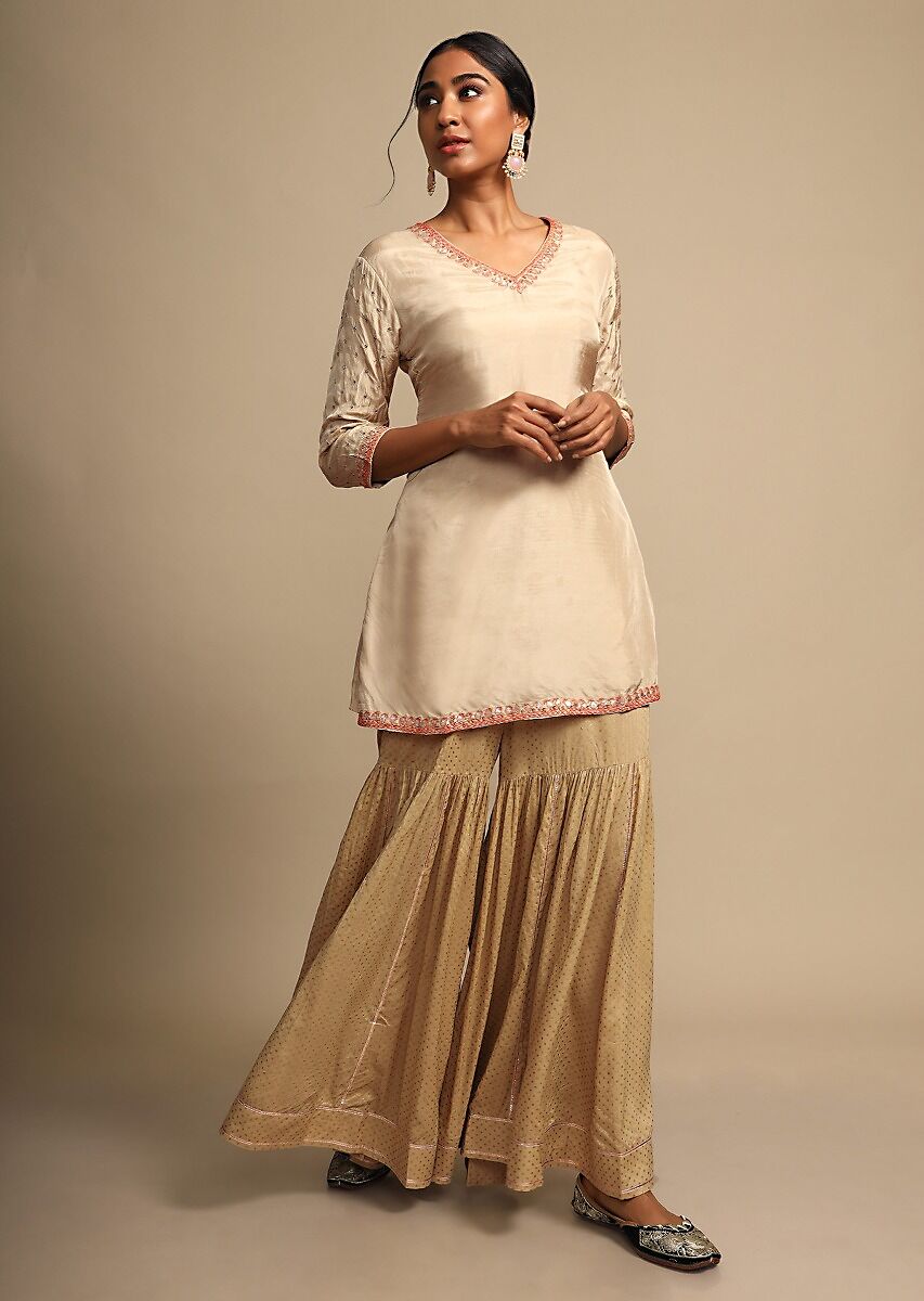 sharara suits and gharara dresses