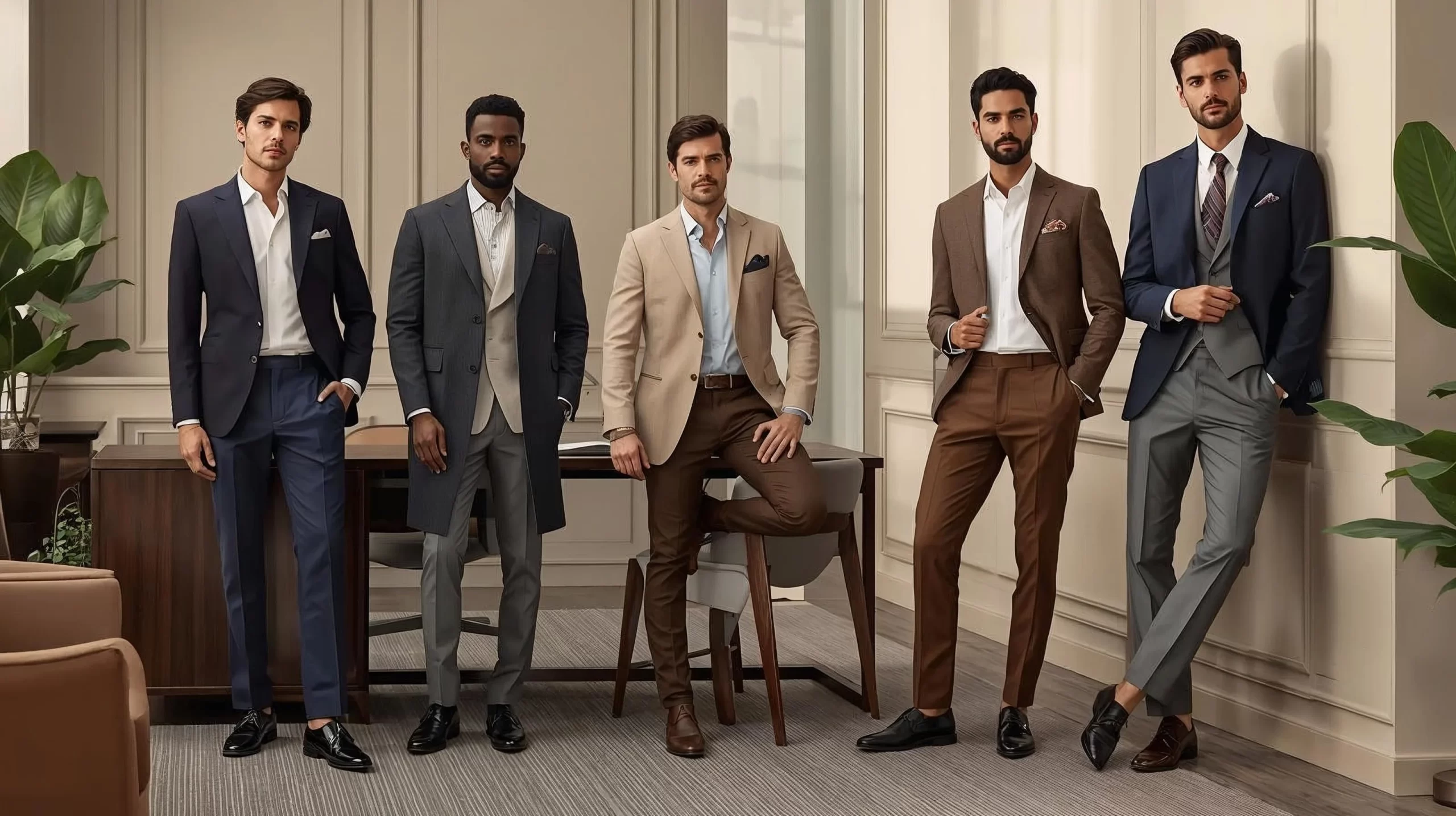 Blazer and coat styling for men showcasing tailored fits, premium fabrics, and modern formal wear looks