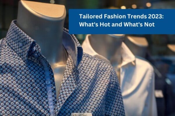 Tailored fashion trends in 2023 showcased through modern patterned shirts and contemporary menswear styling
